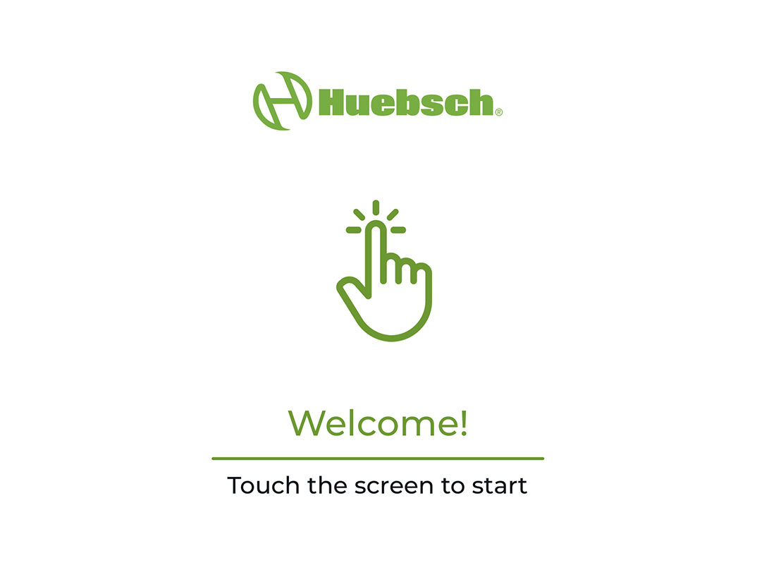 welcome screen