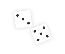 two dice on 3 and 5