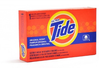 Tide detergent box
