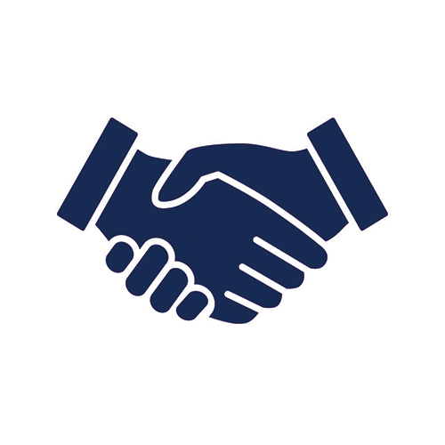 Alliance Laundry Blue Handshake