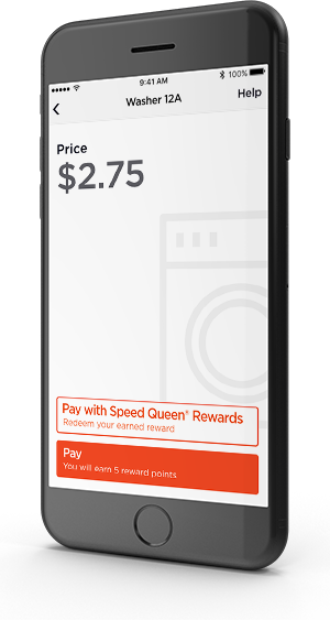 Speed Queen Insights, with the Speed Queen app and Speed Queen Rewards, offers payment and cycle monitoring via smartphone.